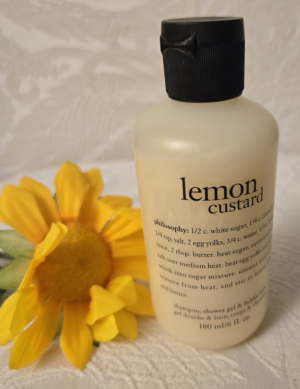 Philosophy *Lemon Custard* 3-in-1 Bath, Shampoo & Shower Gel 6 oz NEW - Picture 4 of 4